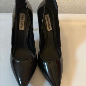 Steve Madden Glossy Black Heels